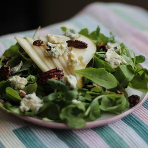 'Blue cheese and pearÂ salad' header image